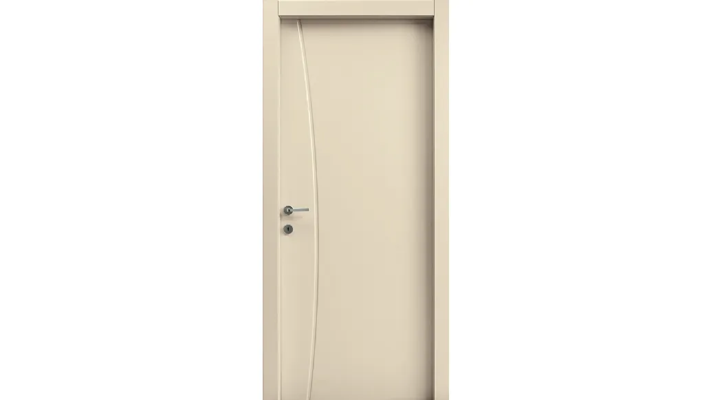 Porta per interni Graffiti battente Bianco Perla di Effebiquattro