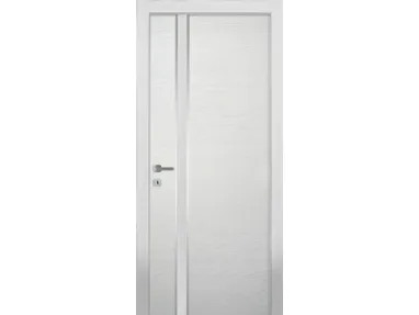Porta battente in legno e cristallo Mood di Effebiquattro