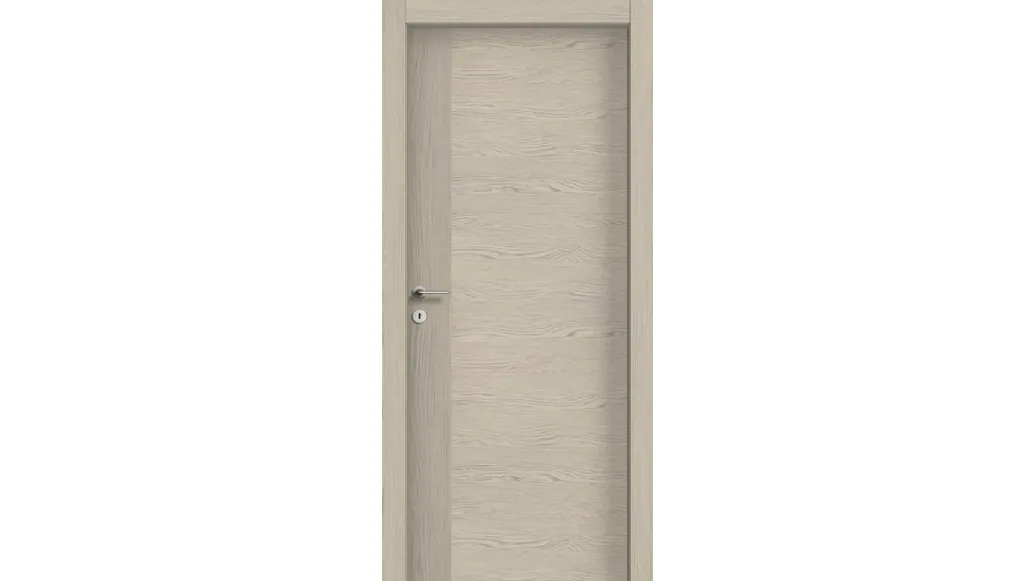 Porta per interni Newport Strip battente in legno Canapa di Effebiquattro
