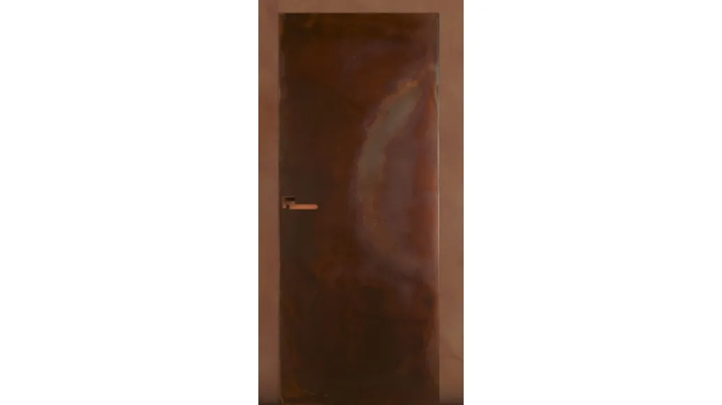 Porta per interni Nodoor3 battente in laccato Ruggine di Effebiquattro