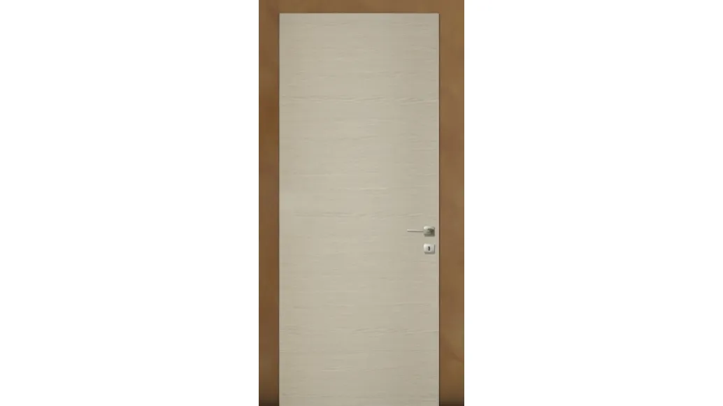 Porta per interni Nodoor3 battente in legno di Rovere Canapa di Effebiquattro