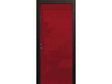 Porta per interni Novaanta battente in laccato poliestere Rosso Rubino di Effebiquattro