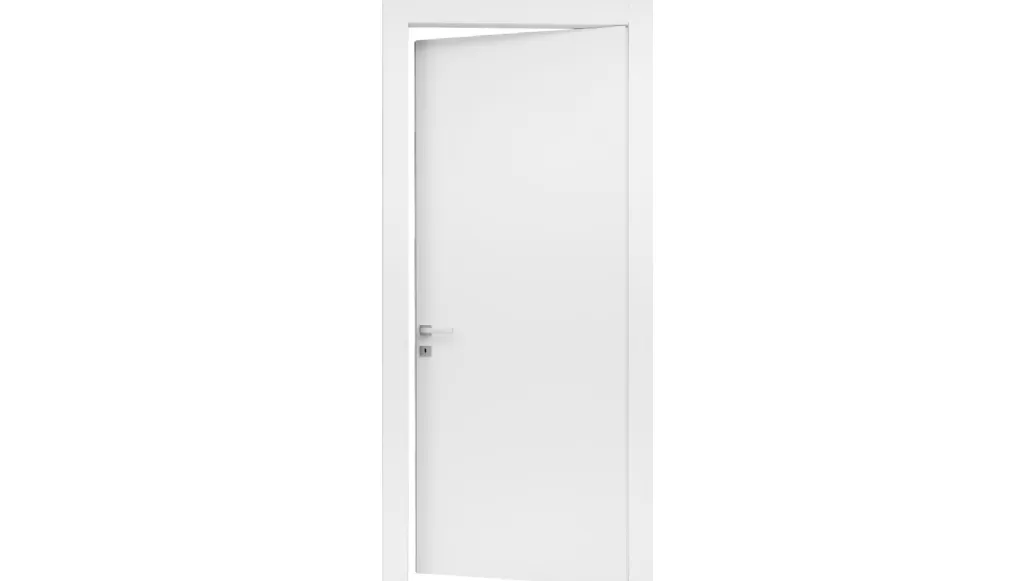 Porta battente in essenza bianca in laccato opaco Wall di Effebiquattro