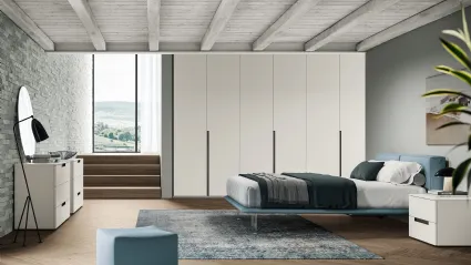 Armadio Ardecò Grip Platino di Spagnol Mobili