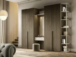 Armadio con ante battenti Libeccio U451 di Moretti Compact Giorno Notte