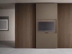 Armadio Plana Scorrevole con TV di Pianca