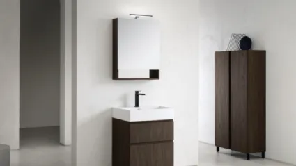 Mobile Bagno da appoggio in nobilitato effetto legno B-GO BG026 di Compab