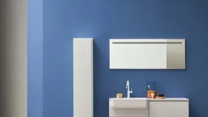 Mobile da bagno sospeso in melaminico Lapis 08 di Birex