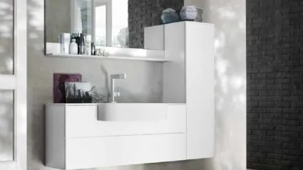 Mobile da Bagno in laccato Bianco opaco Start Line 11 di Ardeco