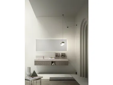 Mobile da Bagno in rovere serigrafato Vintage 06 A Touch of Grey di Ardeco