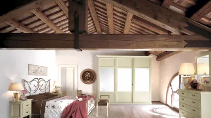 Gruppo Notte Dedalo in legno laccato opaco di Tonin Casa