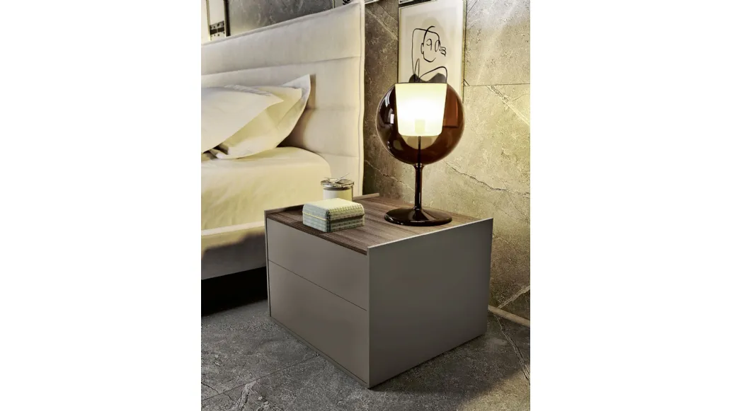 Comodino Spalla 10 Basic Grey di S75