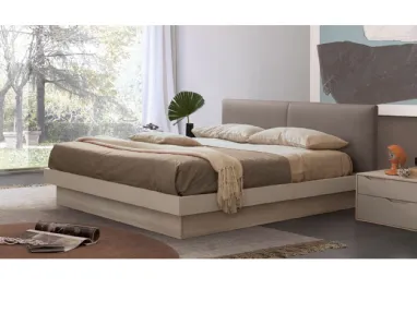 Comodino in laccato opaco creta e struttura in finitura olmo light Time 2 di S75