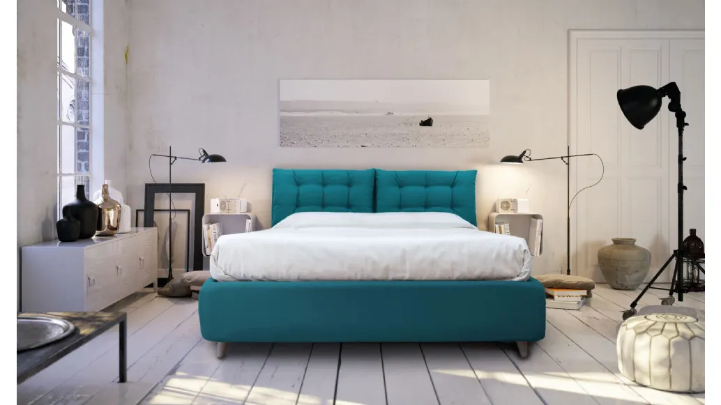 Letto imbottito Bolgheri di Florentiabed