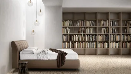 Letto imbottito con testiera trapuntata Premium di Bside