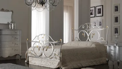 Letto in ferro battuto con testiera Desire di Florentiabed