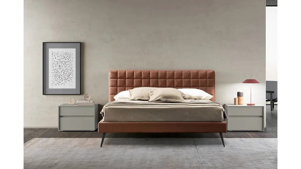 Letto Rubik in Ecopelle di Adok