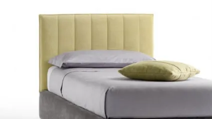 Letto singolo imbottito Twist di Bside