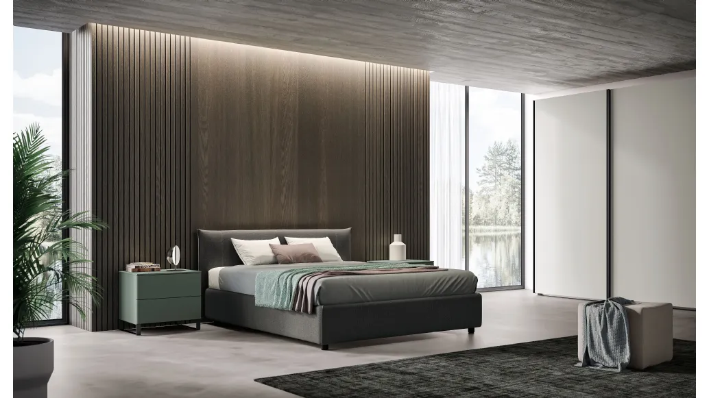 Letto Love Me con box contenitore di Spagnol Mobili