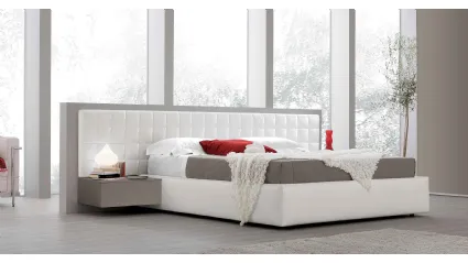 Letto con testiera Maya Boiserie di Spagnol Mobili