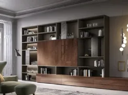 Libreria Kosmos KL207 di Moretti Compact Giorno Notte