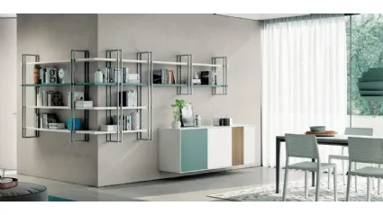 Libreria Living 853 di Spagnol Mobili