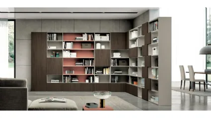 Libreria Living 801 di Spagnol Mobili