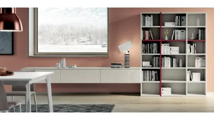 Libreria Living 861 di Spagnol Mobili