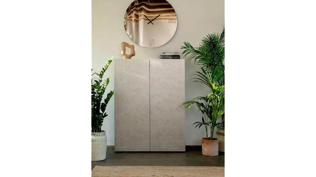 Madia Coated in legno con lavorazione spazzolata di Tonin Casa