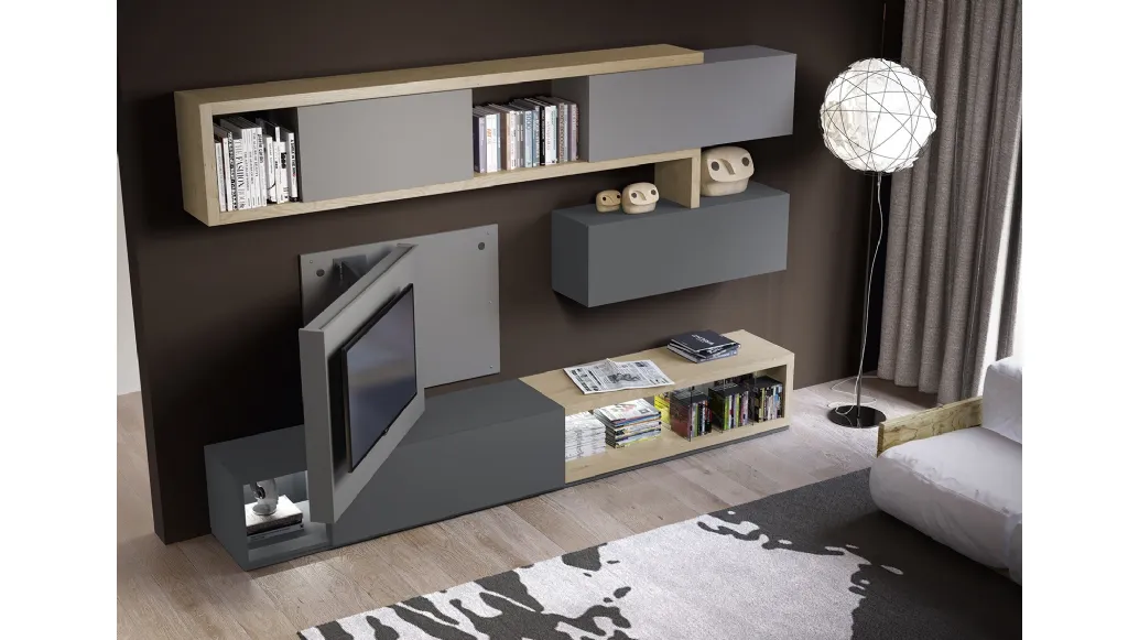 Mobile Porta Tv Girevole X2 di Astor Mobili