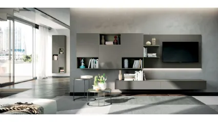 Parete Attrezzata Living 830 di Spagnol Mobili