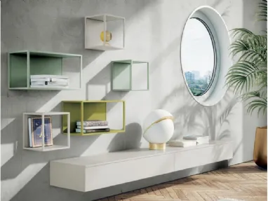 Parete Attrezzata Living 838 di Spagnol Mobili