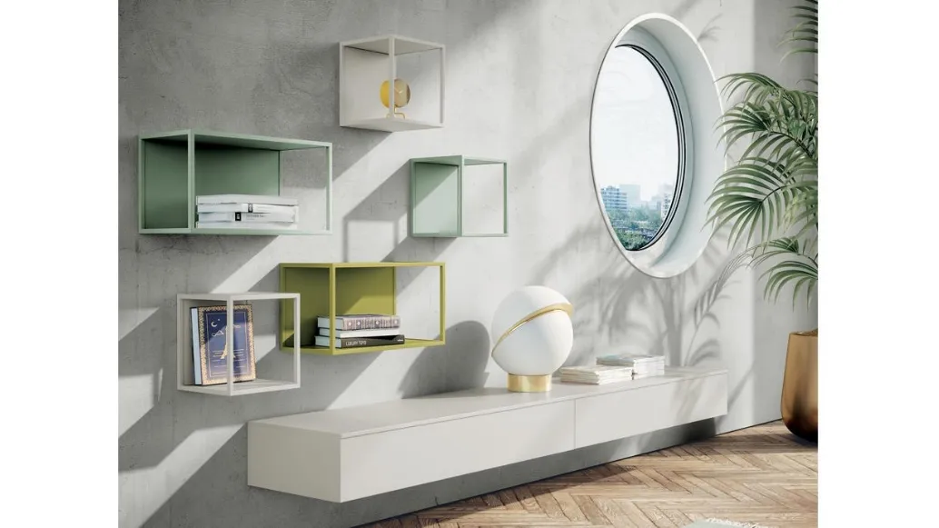 Parete Attrezzata Living 838 di Spagnol Mobili