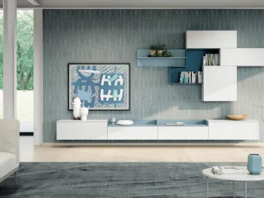 Parete Attrezzata Living 849 di Spagnol Mobili