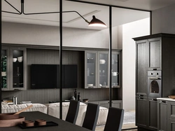 Parete Attrezzata Living Opera in massello di frassino di Arredo3