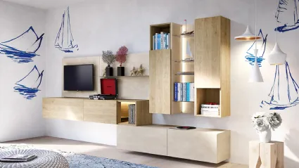 Parete Attrezzata Sky 207 di Astor Mobili
