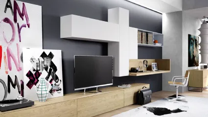 Parete Attrezzata Sky 209 di Astor Mobili