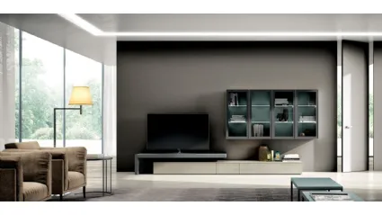 Parete Attrezzata Living 814 di Spagnol Mobili