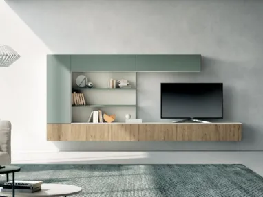 Parete Attrezzata Living 823 di Spagnol Mobili