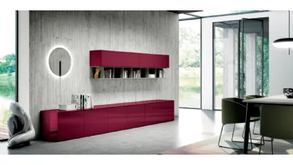 Parete Attrezzata Living 828 di Spagnol Mobili