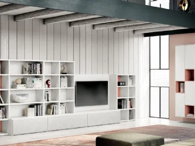 Parete Attrezzata Living 835 di Spagnol Mobili