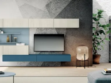 Parete Attrezzata Living 839 di Spagnol Mobili