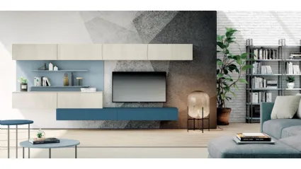 Parete Attrezzata Living 839 di Spagnol Mobili