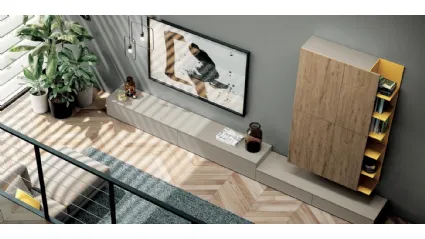 Parete Attrezzata Living 840 di Spagnol Mobili