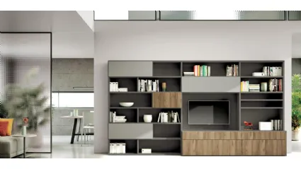 Parete Attrezzata Living 844 di Spagnol Mobili
