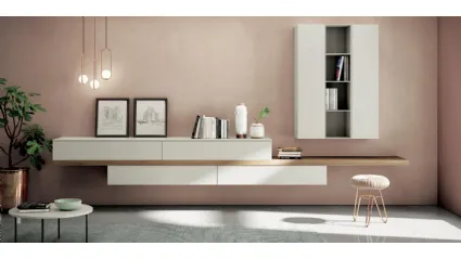 Parete Attrezzata Living 848 di Spagnol Mobili