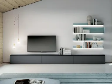 Parete Attrezzata Living 859 di Spagnol Mobili