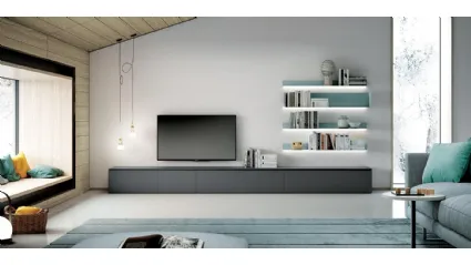 Parete Attrezzata Living 859 di Spagnol Mobili