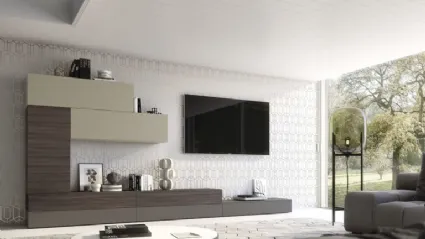 Parete Attrezzata Supreme Ingrid Olmo dark 03 S75