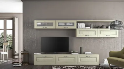 Parete Attrezzata in legno Verona IV di Arredo3
